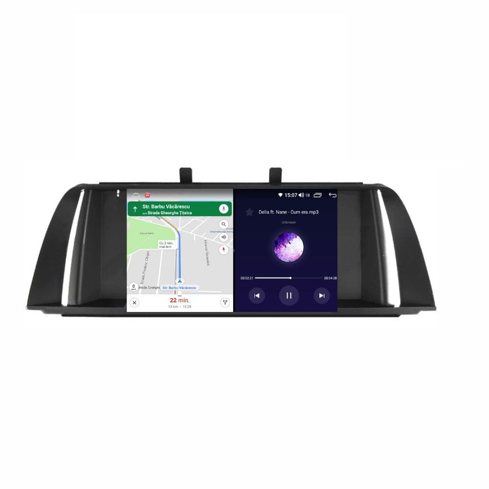 Navigatie dedicata cu Android BMW Seria 5 (F10) 2009 - 2012, 4GB RAM, Radio GPS Dual Zone, Display HD QLED 9" Touchscreen, Internet Wi-Fi si slot SIM 4G, Bluetooth, MirrorLink, USB - Imagine 7