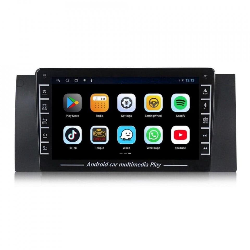 Navigatie dedicata cu Android BMW X5 (E53) 2000 - 2006, 1GB RAM, Radio GPS Dual Zone, Display HD IPS 8