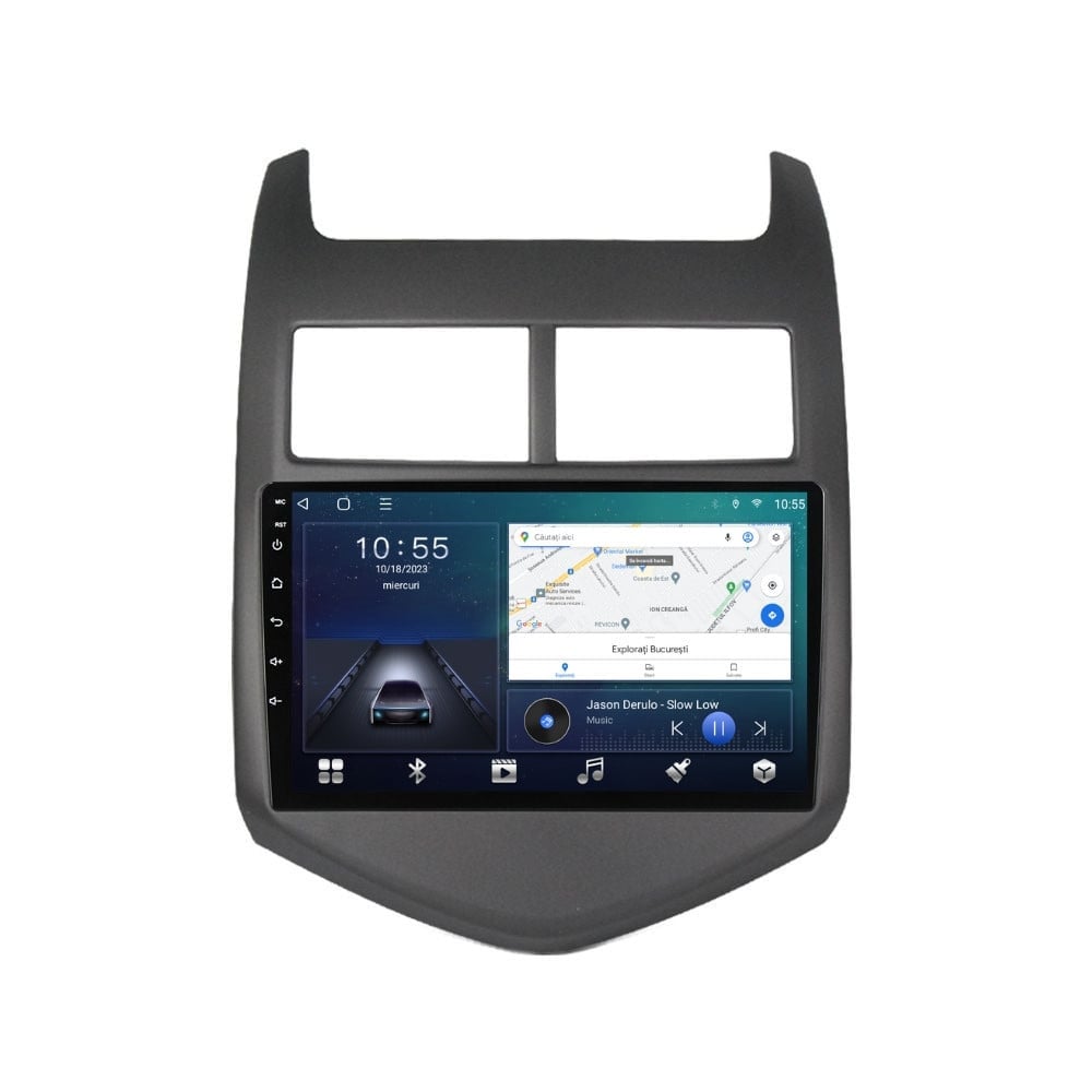 Navigatie dedicata cu Android Chevrolet Aveo 2011 - 2014, 3GB RAM, Radio GPS Dual Zone, Display HD QLED 9