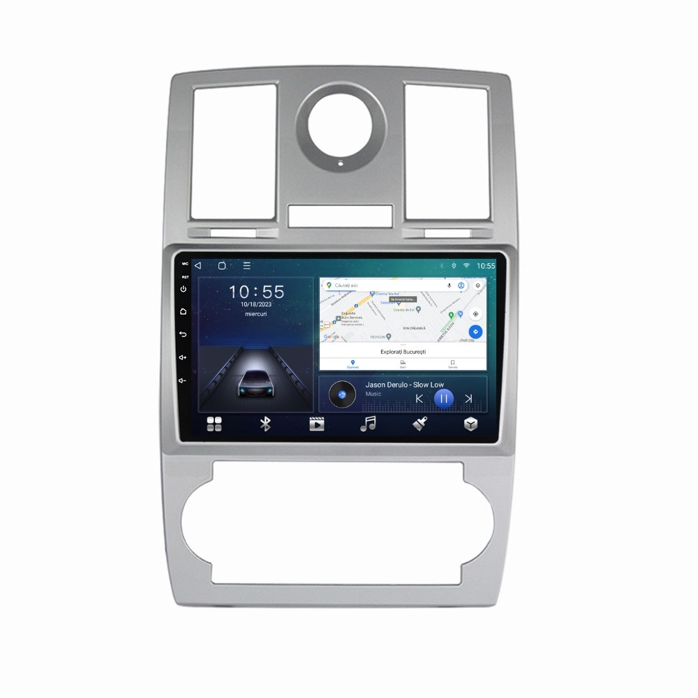 Navigatie dedicata cu Android Chrysler 300C 2004 - 2010, 2GB RAM, Radio GPS Dual Zone, Display HD QLED 9