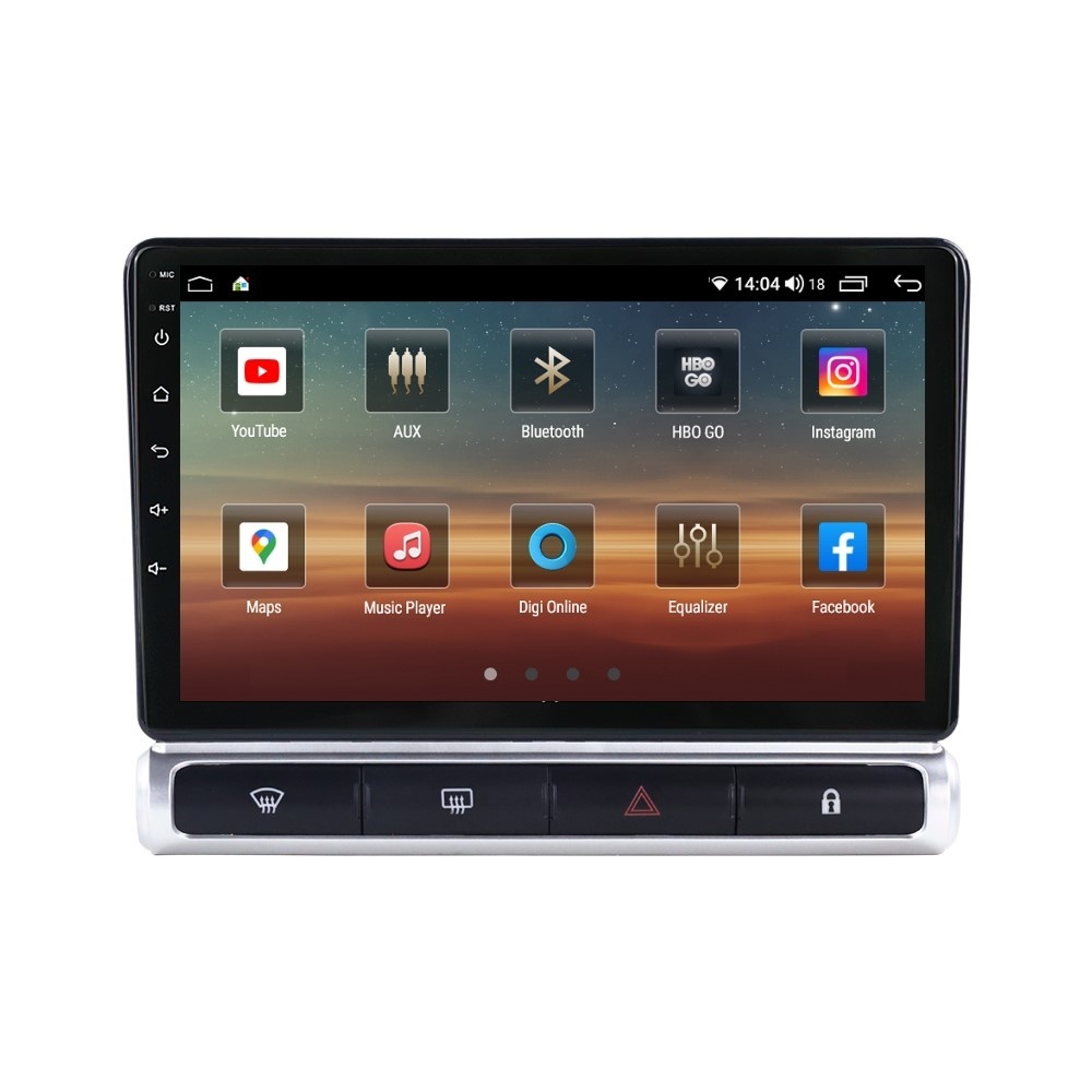 Navigatie dedicata cu Android Citroen C3 Aircross I 2017 - 2023, 4GB RAM, Radio GPS Dual Zone, Display HD QLED 9