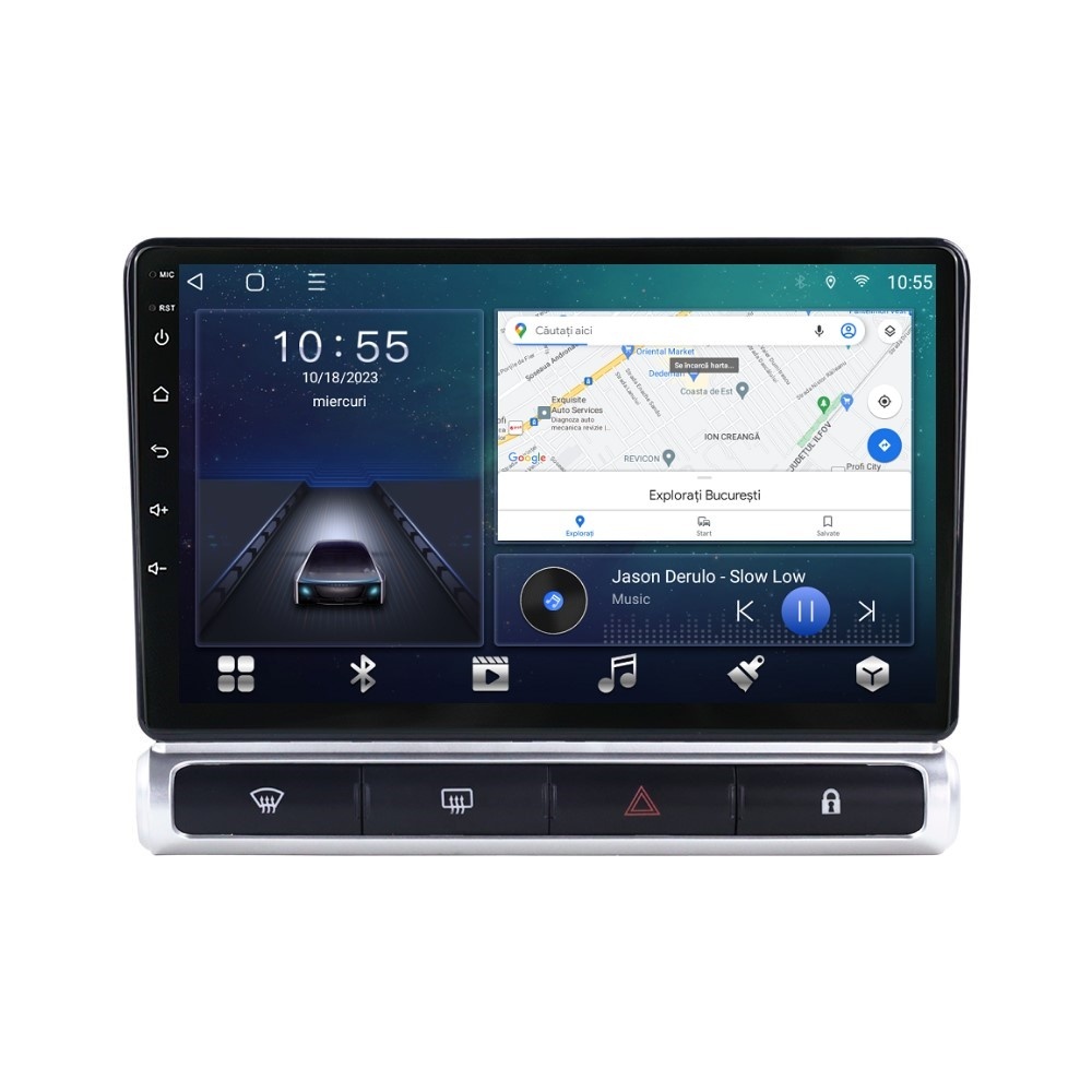 Navigatie dedicata cu Android Citroen C3 III 2016 - 2024, 2GB RAM, Radio GPS Dual Zone, Display HD QLED 9