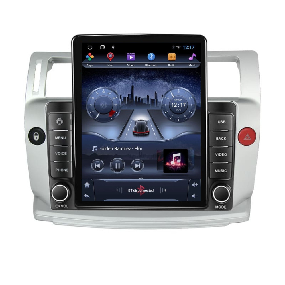 Navigatie dedicata cu Android Citroen C4 I 2004 - 2009, 1GB RAM, Radio GPS Dual Zone, Touchscreen IPS 9.7