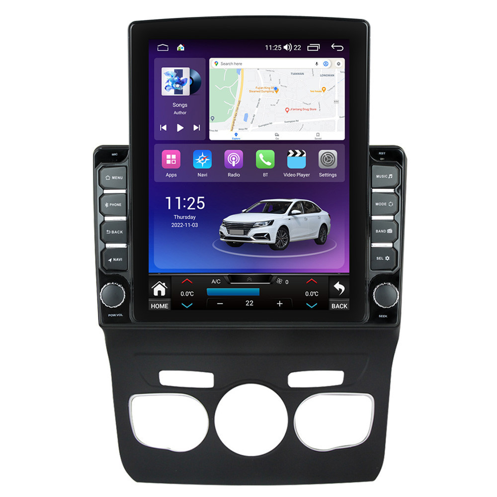 Navigatie dedicata cu Android Citroen C4 II 2009 - 2018, clima automata, 8GB RAM, Radio GPS Dual Zone, Touchscreen IPS 9.7