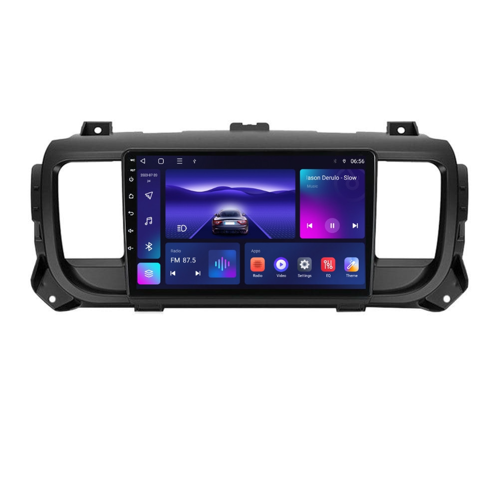 Navigatie dedicata cu Android Citroen Jumpy dupa 2016, 2GB RAM, Radio GPS Dual Zone, Display HD QLED 9