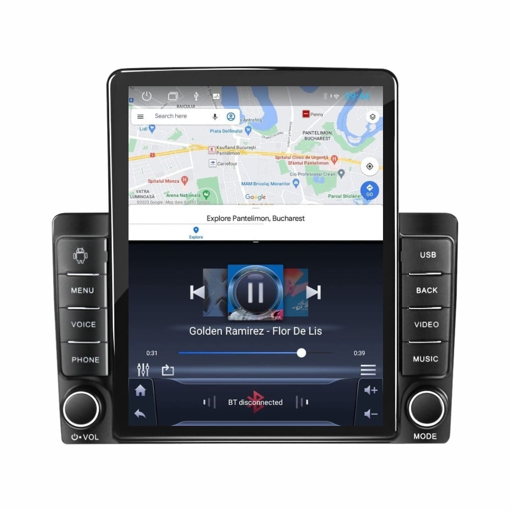 Navigatie dedicata cu Android Dacia Duster I 2013 - 2018, 1GB RAM, Radio GPS Dual Zone, Touchscreen IPS 9.7