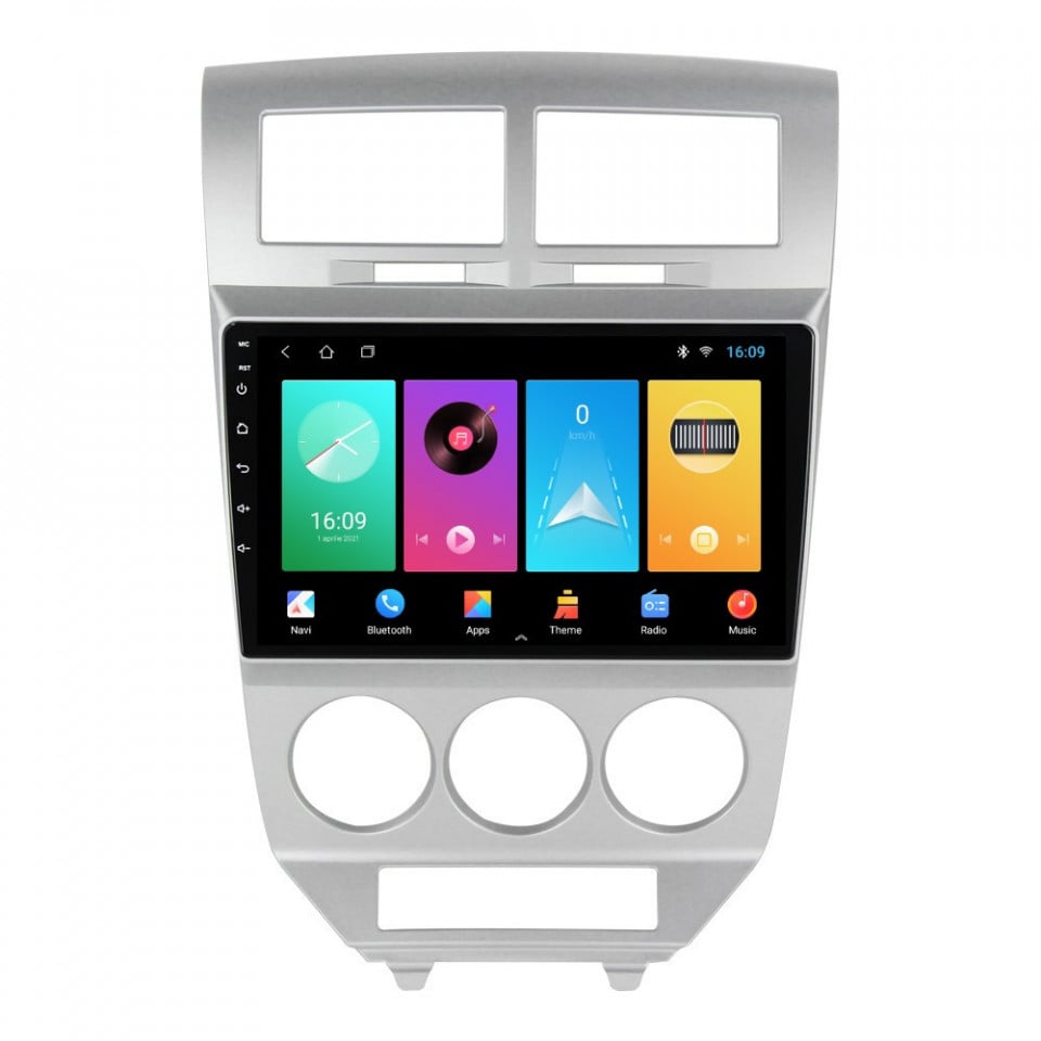 Navigatie dedicata cu Android Dodge Caliber 2006 - 2010, 1GB RAM, Radio GPS Dual Zone, Display HD IPS 10