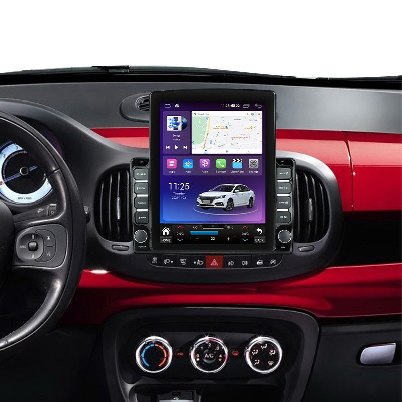 Navigatie dedicata cu Android Fiat 500L dupa 2012, 8GB RAM, Radio GPS Dual Zone, Touchscreen IPS 9.7