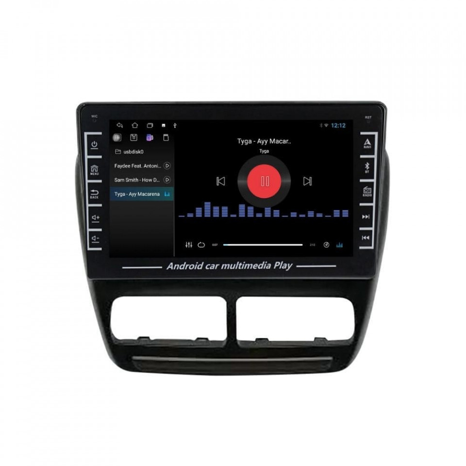 Navigatie dedicata cu Android Fiat Doblo 2010 - 2015, 1GB RAM, Radio GPS Dual Zone, Display HD IPS 8