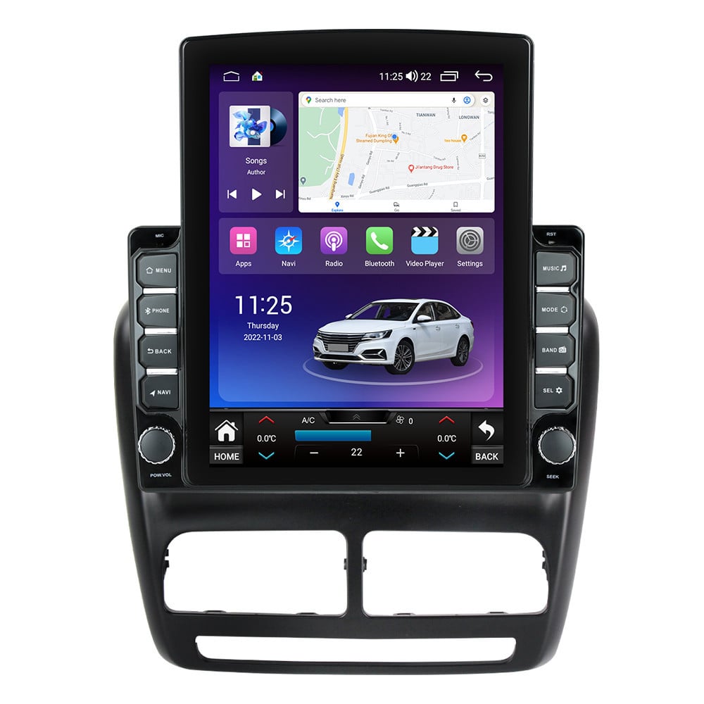 Navigatie dedicata cu Android Fiat Doblo 2010 - 2015, 8GB RAM, Radio GPS Dual Zone, Touchscreen IPS 9.7