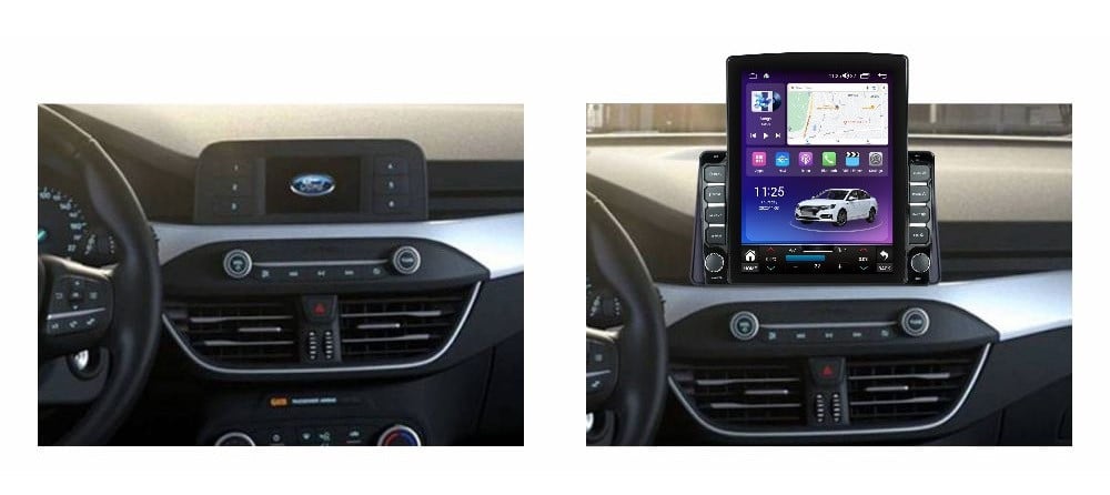 Navigatie dedicata cu Android Ford Focus IV dupa 2018, 4GB RAM, Radio GPS Dual Zone, Touchscreen IPS 9.7