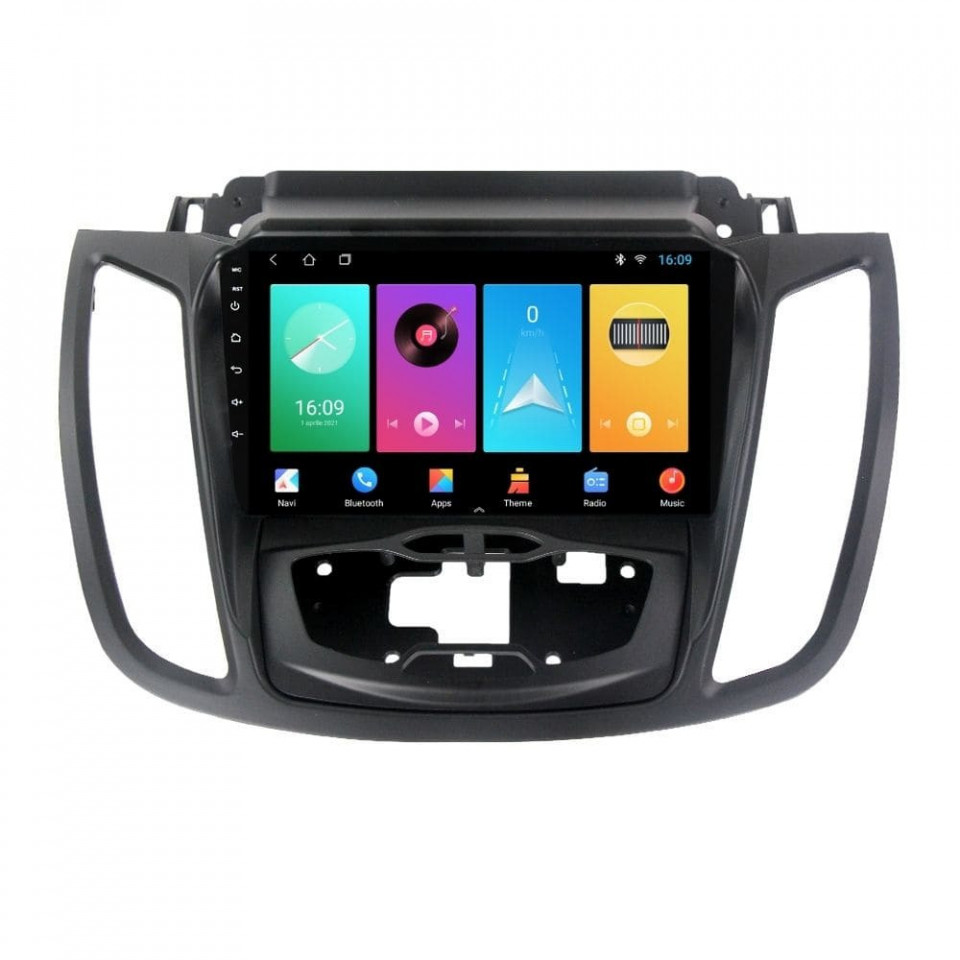 Navigatie dedicata cu Android Ford Kuga II 2012 - 2019 cu navigatie originala, 1GB RAM, Radio GPS Dual Zone, Display HD IPS 9