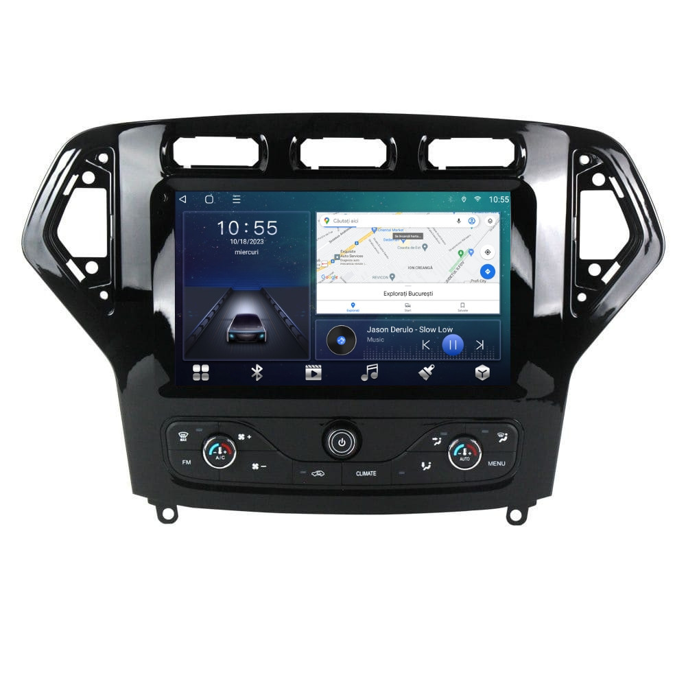 Navigatie dedicata cu Android Ford Mondeo IV 2007 - 2011 cu navigatie originala, 2GB RAM, Radio GPS Dual Zone, Display HD QLED 9