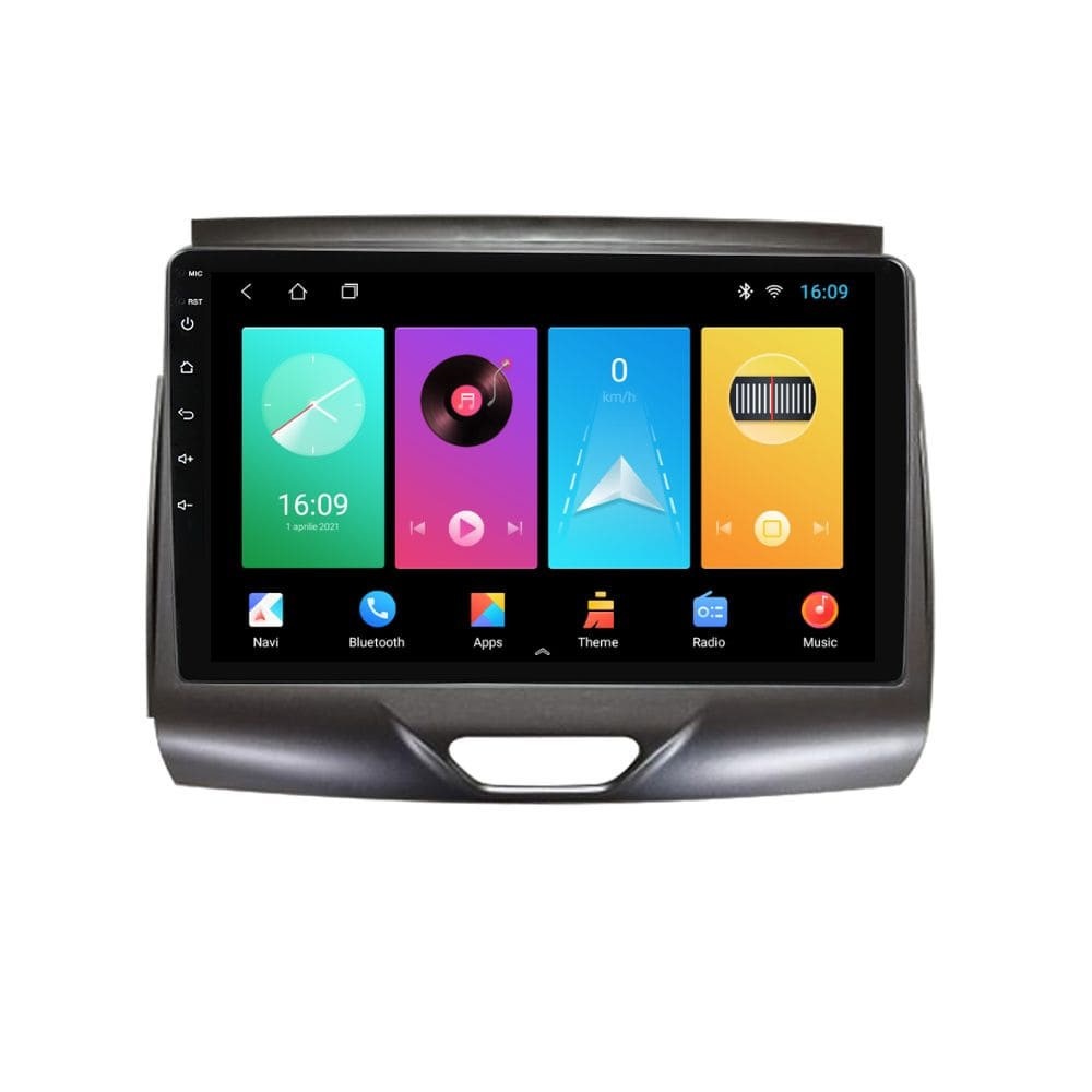 Navigatie dedicata cu Android Ford Ranger dupa 2015 cu navigatie originala, 2GB RAM, Radio GPS Dual Zone, Display HD IPS 9