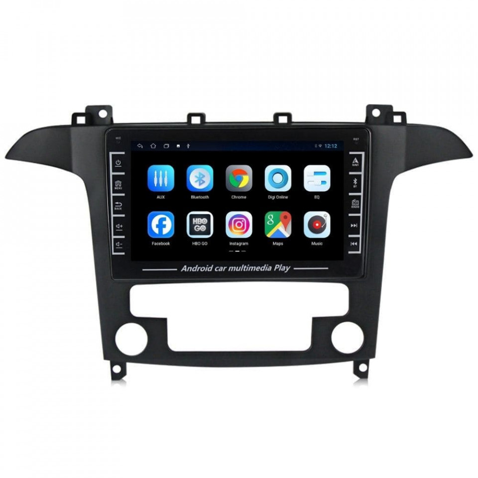 Navigatie dedicata cu Android Ford S-Max I / Galaxy II 2006 - 2015, clima automata, 1GB RAM, Radio GPS Dual Zone, Display HD IPS 8