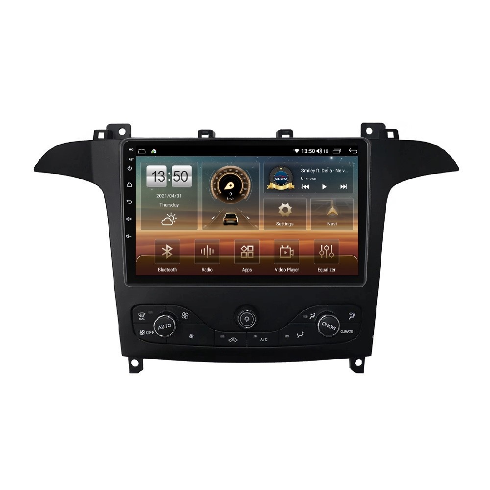 Navigatie dedicata cu Android Ford S-Max I / Galaxy II 2006 - 2015 cu navigatie originala, 2GB RAM, Radio GPS Dual Zone, Display HD QLED 9