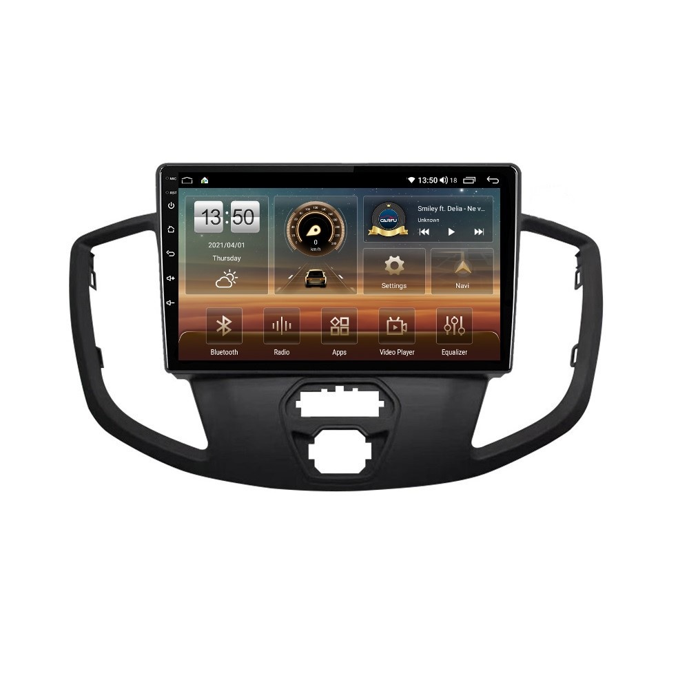 Navigatie dedicata cu Android Ford Transit 2014 - 2020, 2GB RAM, Radio GPS Dual Zone, Display HD QLED 9