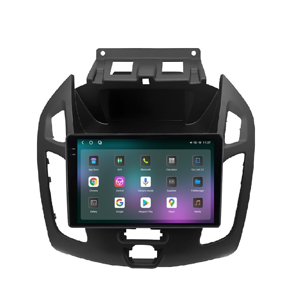 Navigatie dedicata cu Android Ford Transit / Tourneo Connect 2013 - 2018, 12GB RAM, Radio GPS Dual Zone, Display 2K QLED 9.5