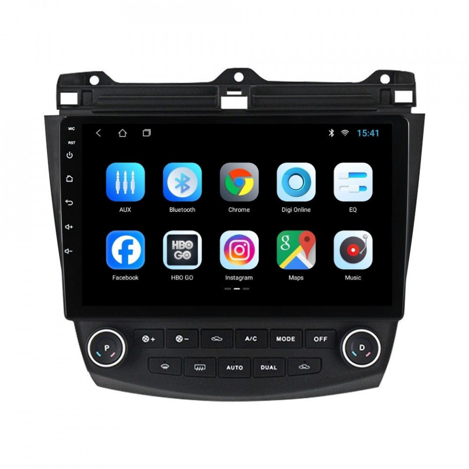 Navigatie dedicata cu Android Honda Accord VII 2003 - 2008 benzina, 2GB RAM, Radio GPS Dual Zone, Display HD IPS 10