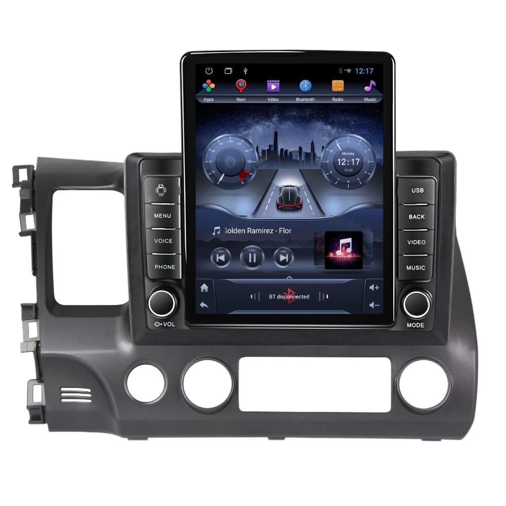 Navigatie dedicata cu Android Honda Civic VIII Sedan 2006 - 2011, 1GB RAM, Radio GPS Dual Zone, Touchscreen IPS 9.7" HD tip Tesla, Internet Wi-Fi, Bluetooth, MirrorLink, USB - Imagine 2