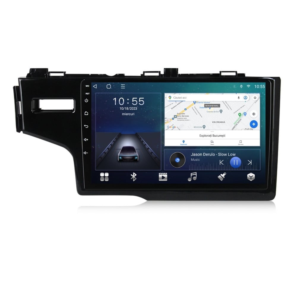 Navigatie dedicata cu Android Honda Jazz IV 2013 - 2020, 3GB RAM, Radio GPS Dual Zone, Display HD QLED 10