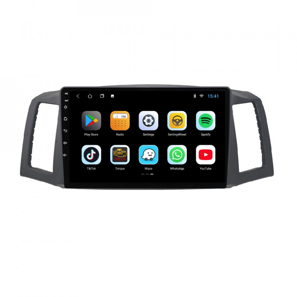 Navigatie dedicata cu Android Jeep Grand Cherokee III 2004 - 2007 fara navigatie originala, 1GB RAM, Radio GPS Dual Zone, Display HD IPS 10