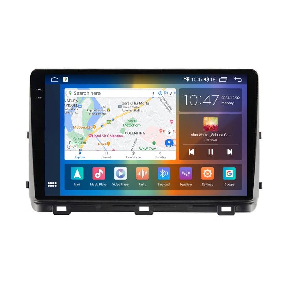 Navigatie dedicata cu Android KIA Ceed / ProCeed / XCeed dupa 2020, 4GB RAM, Radio GPS Dual Zone, Display 2K QLED 10.36