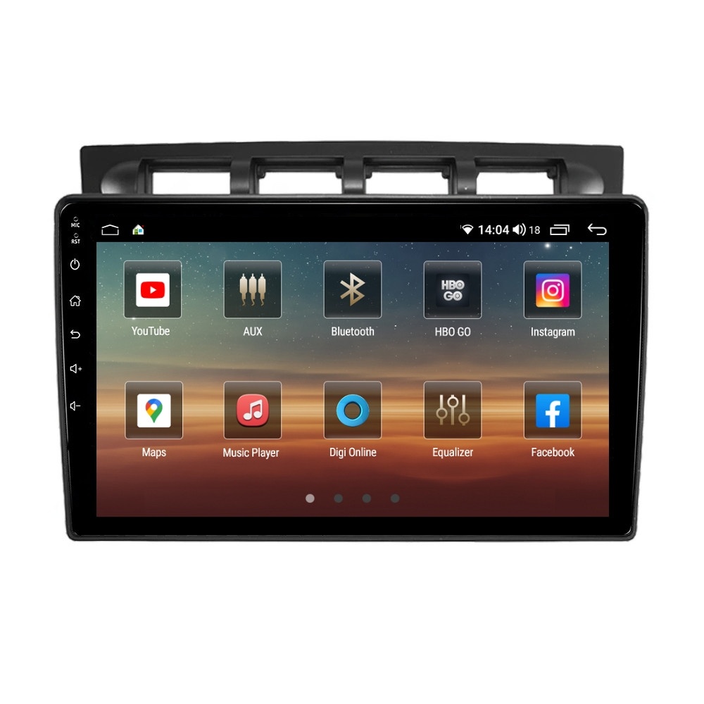 Navigatie dedicata cu Android Kia Picanto I 2004 - 2007, 8GB RAM, Radio GPS Dual Zone, Display HD QLED 9" Touchscreen, Internet Wi-Fi si slot SIM 4G, Bluetooth, MirrorLink, USB - Imagine 2