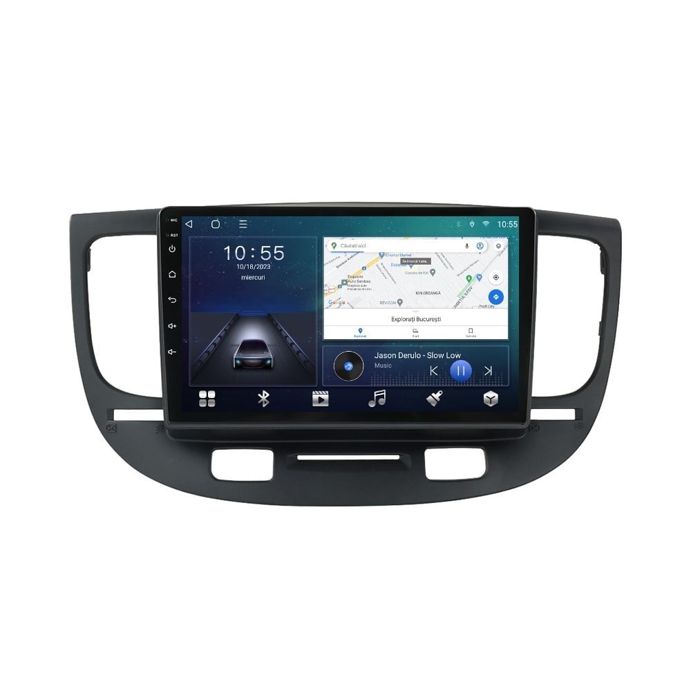 Navigatie dedicata cu Android Kia Rio II 2005 - 2011, 2GB RAM, Radio GPS Dual Zone, Display HD QLED 9