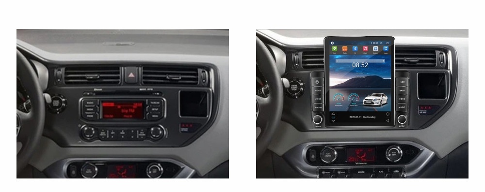 Navigatie dedicata cu Android Kia Rio III 2014 - 2017, 2GB RAM, Radio GPS Dual Zone, Touchscreen IPS 9.7" HD tip Tesla, Internet Wi-Fi, Bluetooth, MirrorLink, USB - Imagine 4