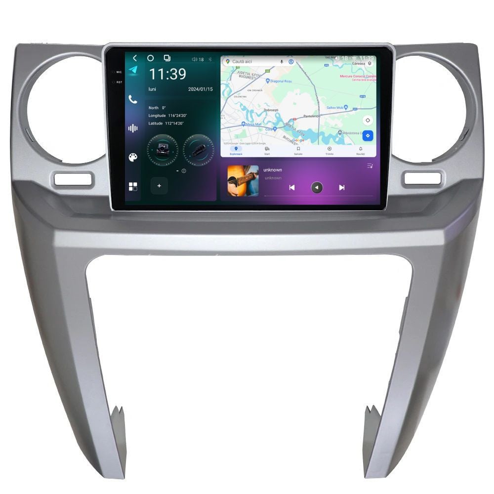 Navigatie dedicata cu Android Land Rover Discovery III 2004 - 2009, 12GB RAM, Radio GPS Dual Zone, Display 2K QLED 9.5