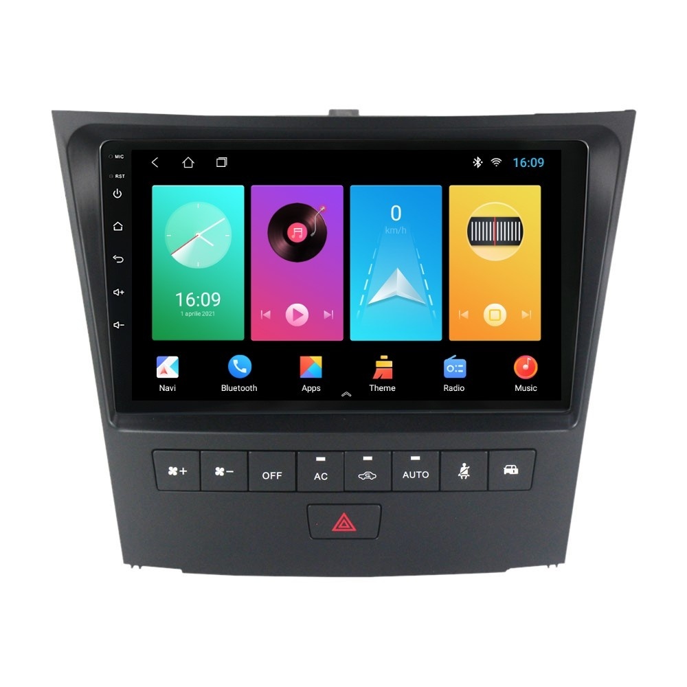 Navigatie dedicata cu Android Lexus GS 2005 - 2012, 1GB RAM, Radio GPS Dual Zone, Display HD IPS 9