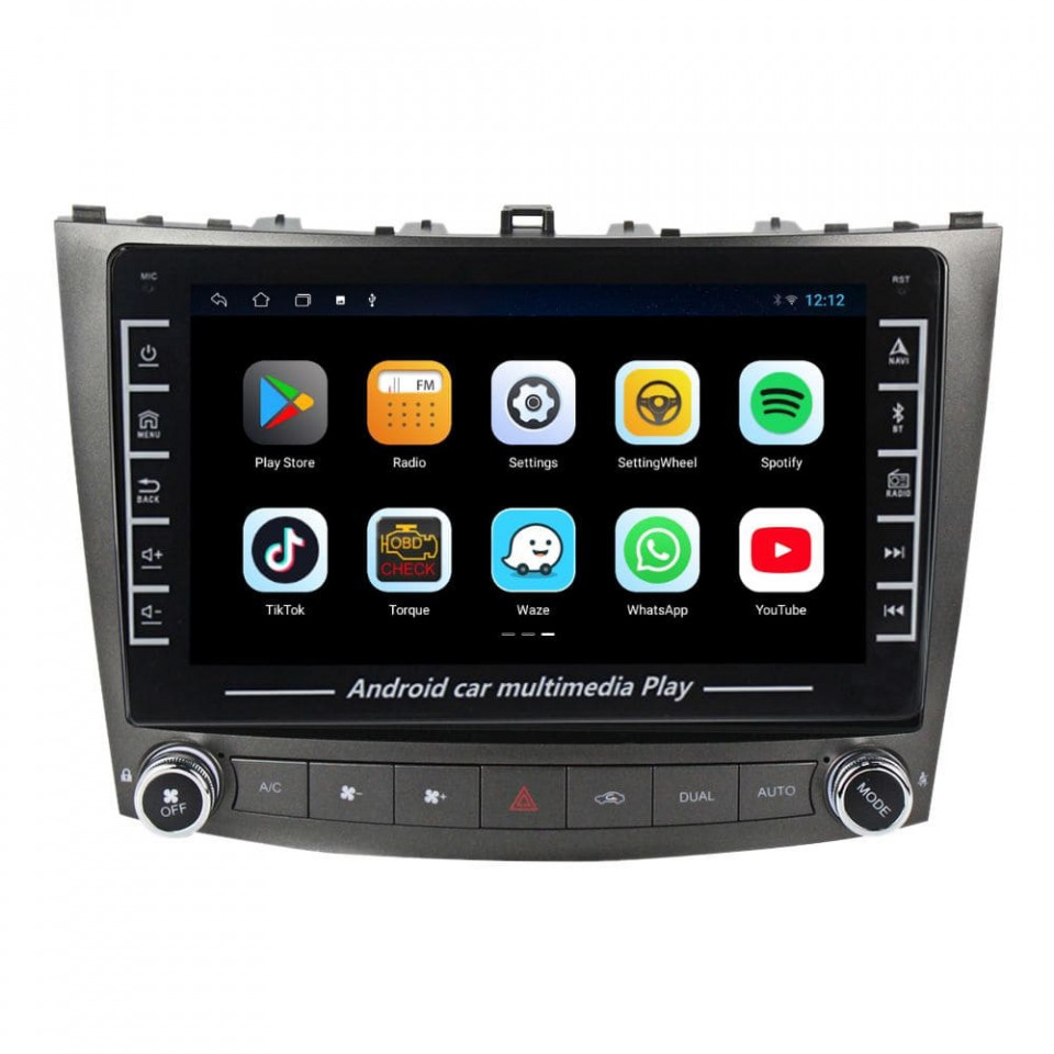 Navigatie dedicata cu Android Lexus IS 2005 - 2013, 1GB RAM, Radio GPS Dual Zone, Display HD IPS 8