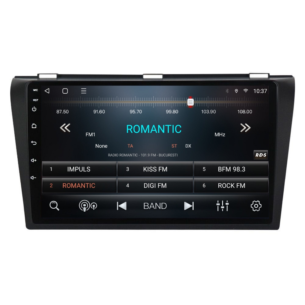 Navigatie dedicata cu Android Mazda 3 2003 - 2009, 2GB RAM, Radio GPS Dual Zone, Display HD QLED 9