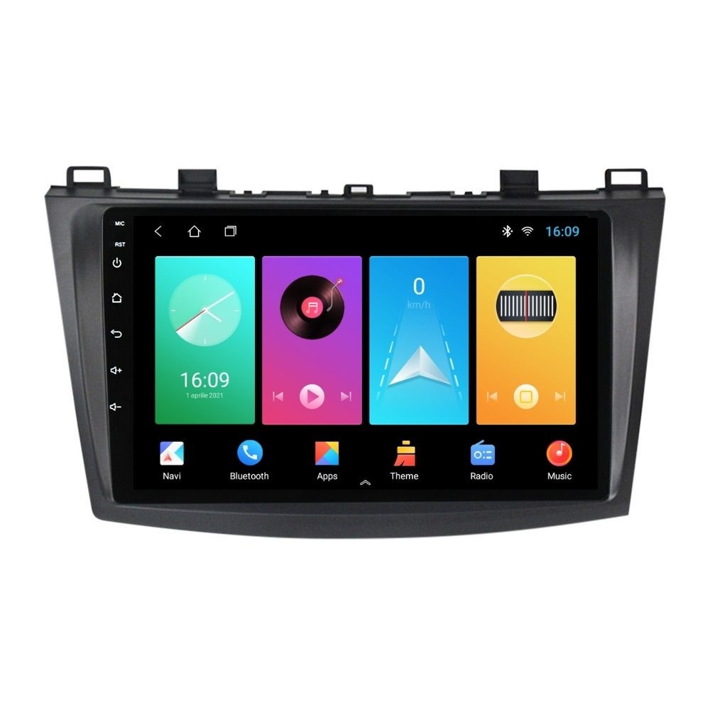 Navigatie dedicata cu Android Mazda 3 2009 - 2013, 2GB RAM, Radio GPS Dual Zone, Display HD IPS 9