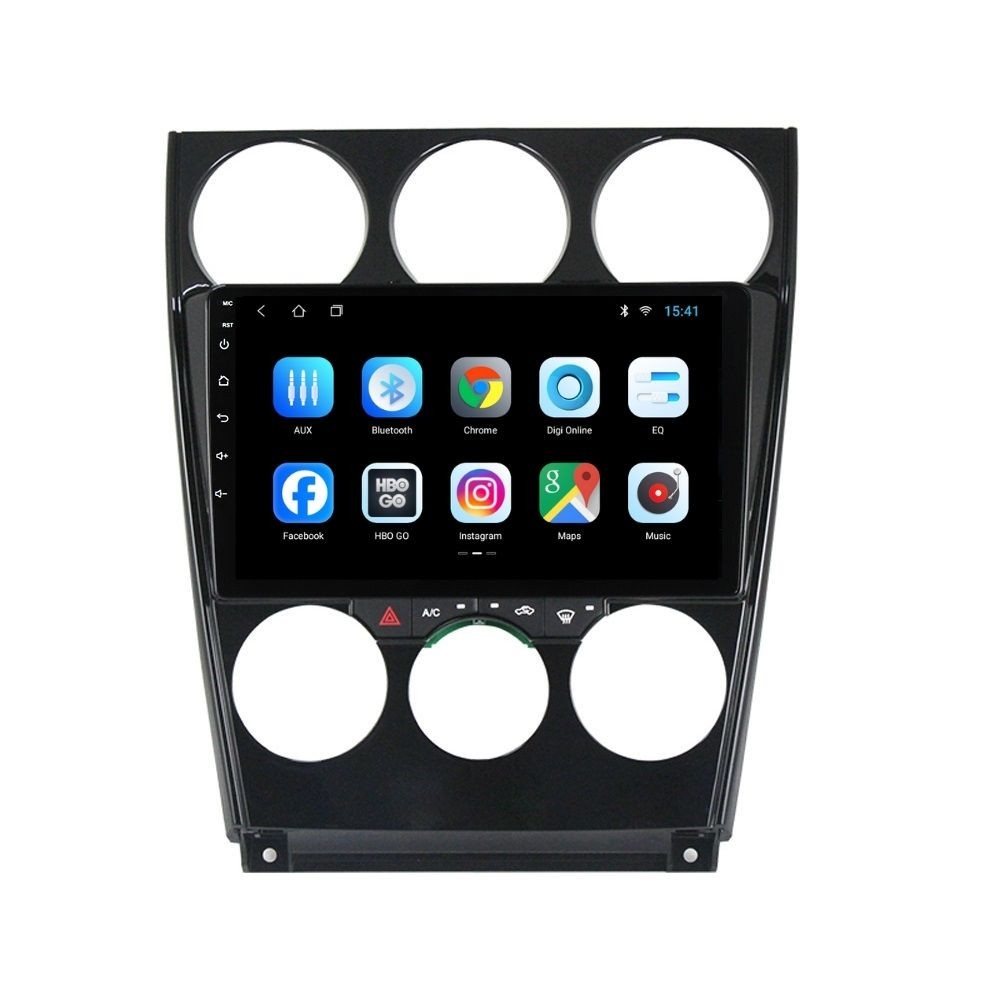 Navigatie dedicata cu Android Mazda 6 2002 - 2008, 1GB RAM, Radio GPS Dual Zone, Display HD IPS 9" Touchscreen, Internet Wi-Fi, Bluetooth, MirrorLink, USB - Imagine 2