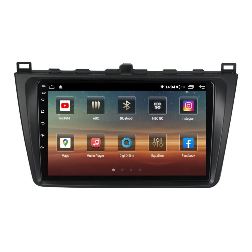 Navigatie dedicata cu Android Mazda 6 2008 - 2013, 4GB RAM, Radio GPS Dual Zone, Display HD QLED 9" Touchscreen, Internet Wi-Fi si slot SIM 4G, Bluetooth, MirrorLink, USB - Imagine 2