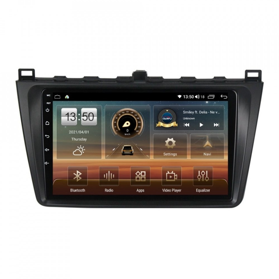 Navigatie dedicata cu Android Mazda 6 2008 - 2013, 4GB RAM, Radio GPS Dual Zone, Display HD QLED 9