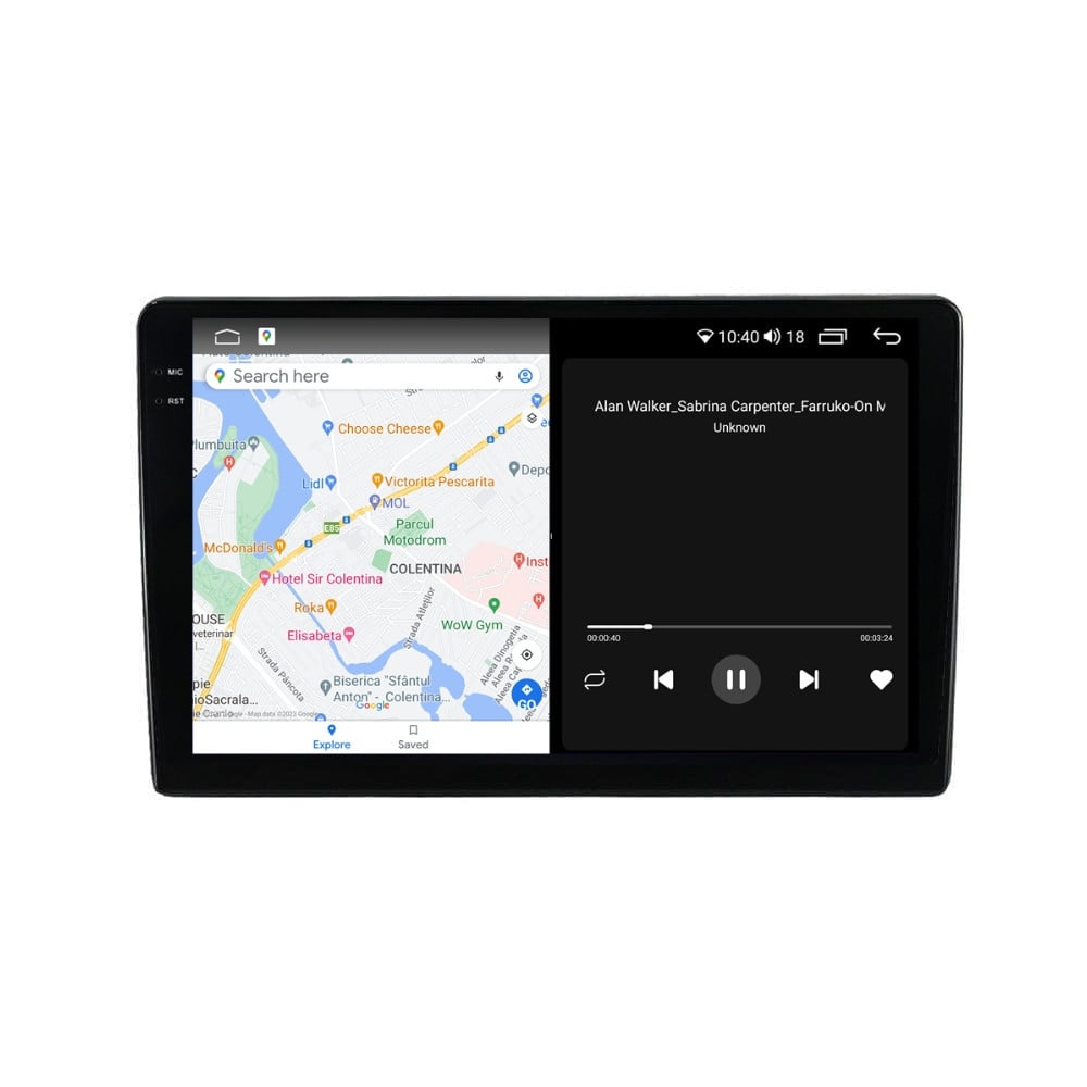 Navigatie dedicata cu Android Mercedes CLK C209 2002 - 2005, 4GB RAM, Radio GPS Dual Zone, Display 2K QLED 9.5