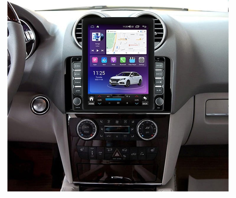 Navigatie dedicata cu Android Mercedes M-Class ML W164 2005 - 2012, 8GB RAM, Radio GPS Dual Zone, Touchscreen IPS 9.7