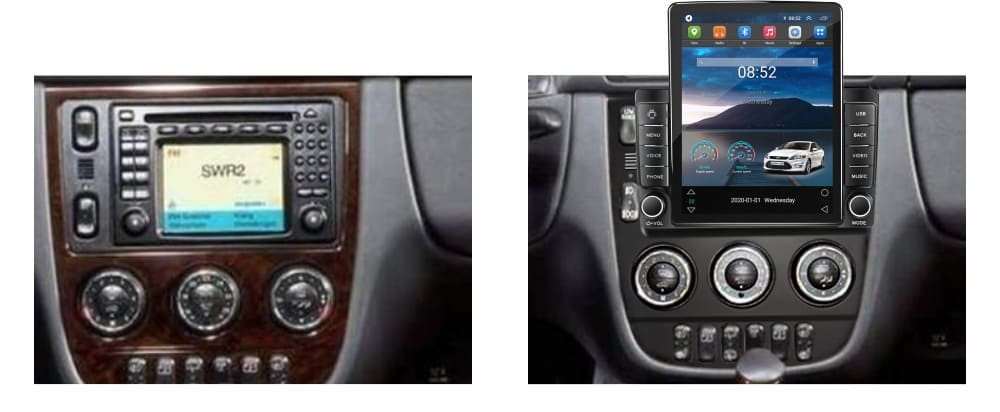 Navigatie dedicata cu Android Mercedes ML W163 1998 - 2005, 1GB RAM, Radio GPS Dual Zone, Touchscreen IPS 9.7