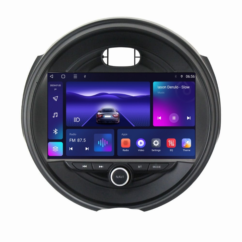 Navigatie dedicata cu Android Mini Cooper / One (F55, F56, F57) 2014 - 2020, 4GB RAM, Radio GPS Dual Zone, Display HD IPS 9