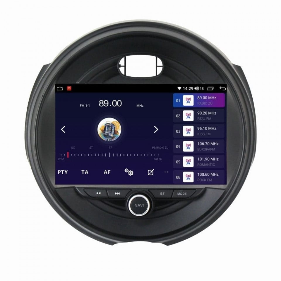 Navigatie dedicata cu Android Mini Cooper / One (F55, F56, F57) 2014 - 2020, 4GB RAM, Radio GPS Dual Zone, Display HD QLED 9