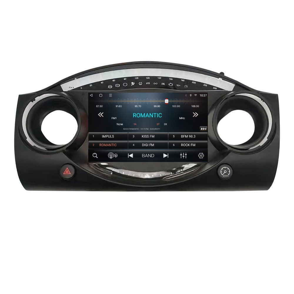 Navigatie dedicata cu Android Mini Cooper / One (R50, R52, R53) 2001 - 2008, 2GB RAM, Radio GPS Dual Zone, Display HD QLED 9