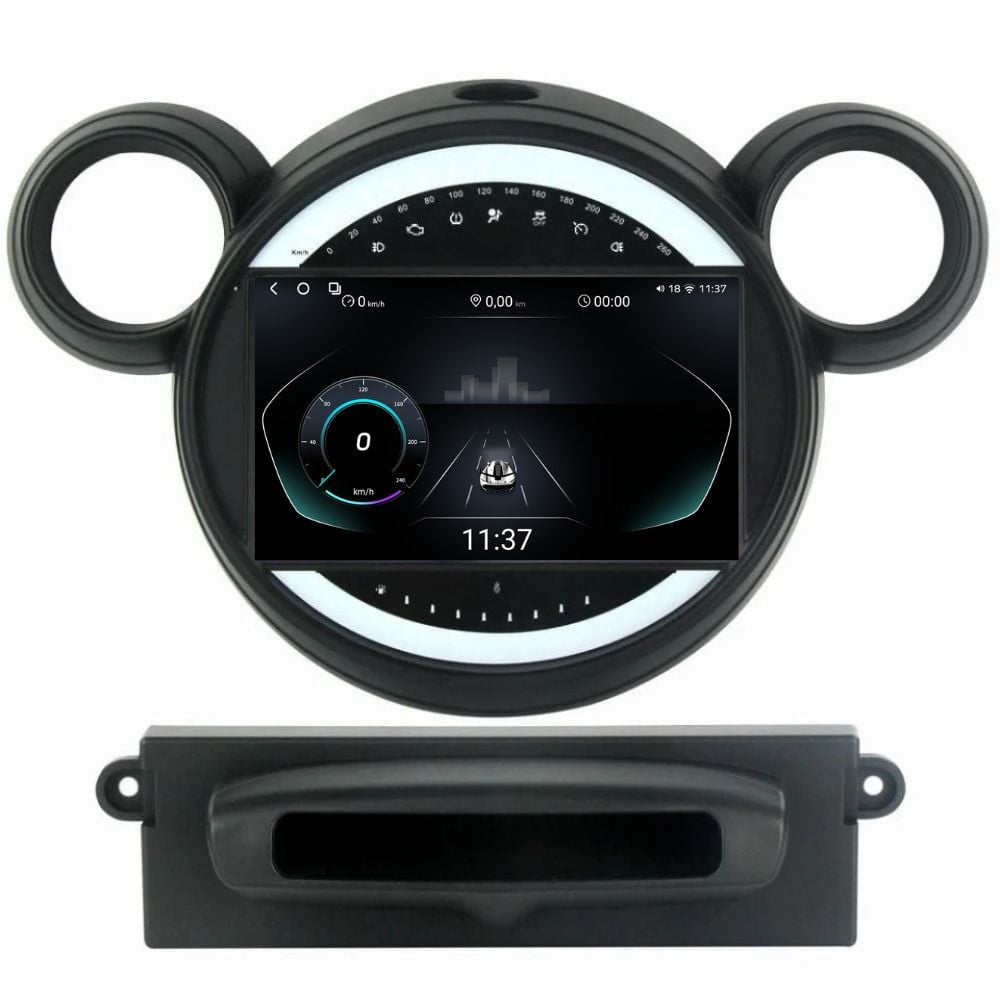 Navigatie dedicata cu Android Mini Countryman / Paceman (R60, R61) 2010 - 2017, 12GB RAM, Radio GPS Dual Zone, Display 2K QLED 9.5