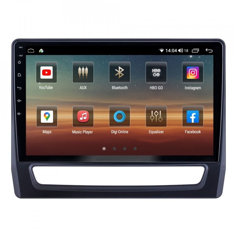 Navigatie dedicata cu Android Mitsubishi ASX dupa 2019, 4GB RAM, Radio GPS Dual Zone, Display HD QLED 10