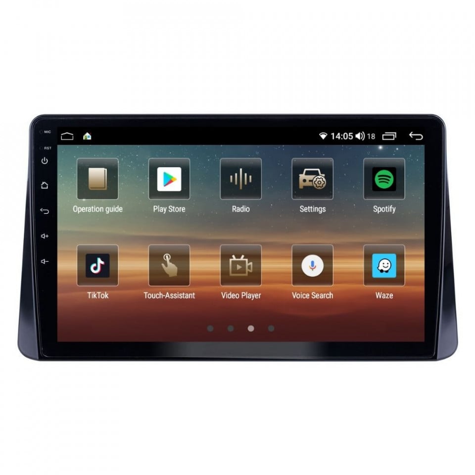 Navigatie dedicata cu Android Mitsubishi Eclipse Cross 2017 - 2020, 6GB RAM, Radio GPS Dual Zone, Display HD QLED 10