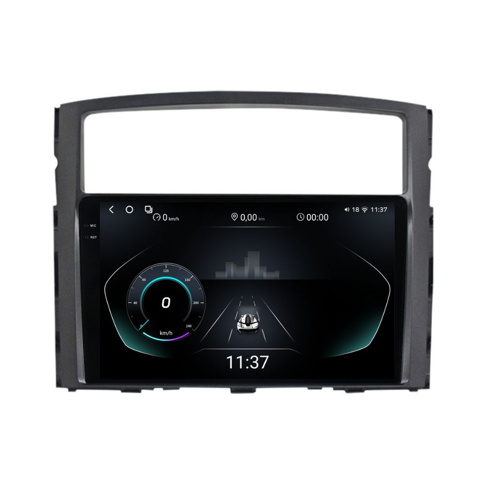 Navigatie dedicata cu Android Mitsubishi Pajero IV 2006 - 2018, 12GB RAM, Radio GPS Dual Zone, Display 2K QLED 9.5