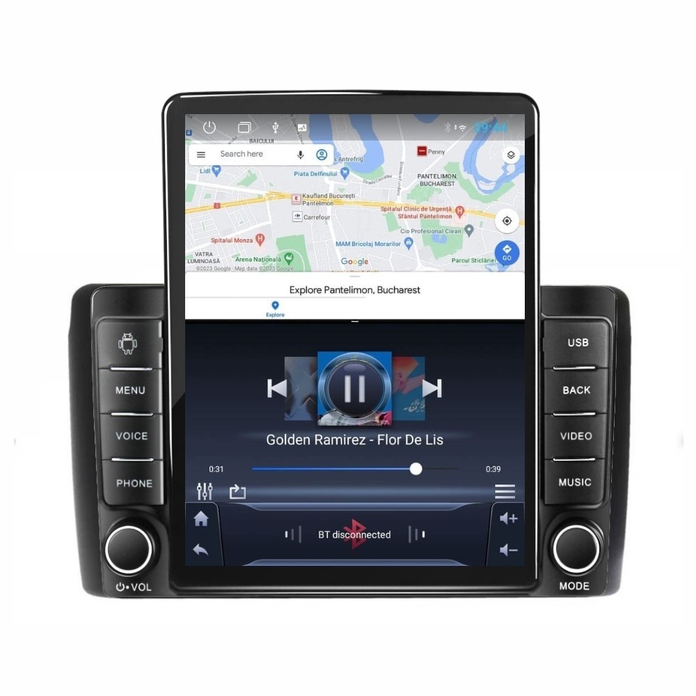 Navigatie dedicata cu Android Nissan Leaf I 2010 - 2017, 1GB RAM, Radio GPS Dual Zone, Touchscreen IPS 9.7