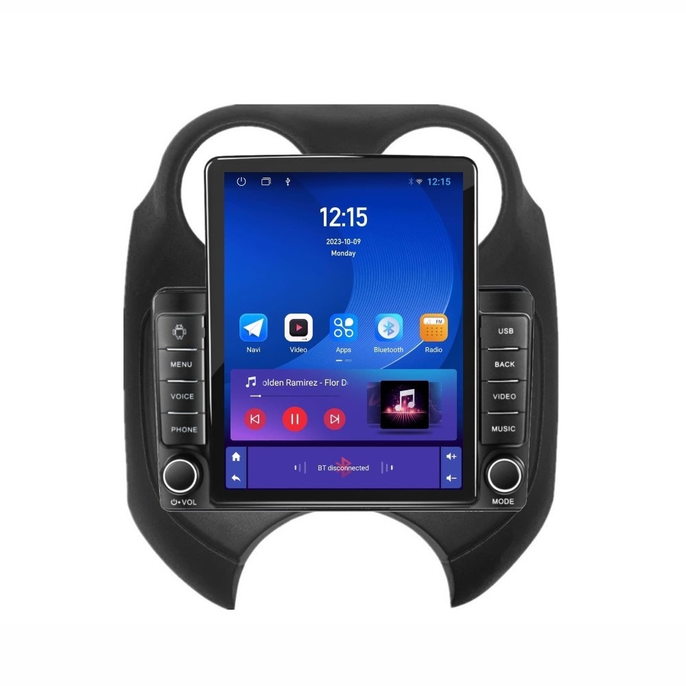 Navigatie dedicata cu Android Nissan Micra IV 2010 - 2013, 1GB RAM, Radio GPS Dual Zone, Touchscreen IPS 9.7